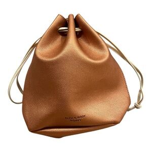 Bath & Body Works Bronze Drawstring Bag